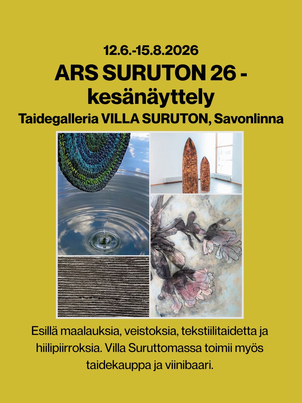 Villa Suruton kes&auml;n&auml;yttely
